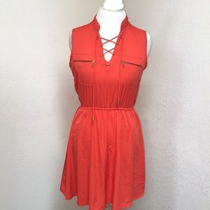 Speed Control Coral Dress